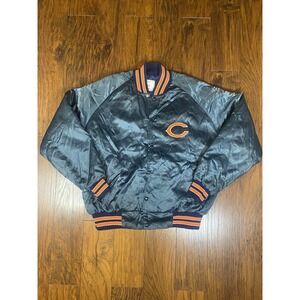 VTG CHICAGO BEARS LEGENDS BURNHAM 100%QUILTLINED JACKET NFL SIZE XL RARE LOGO